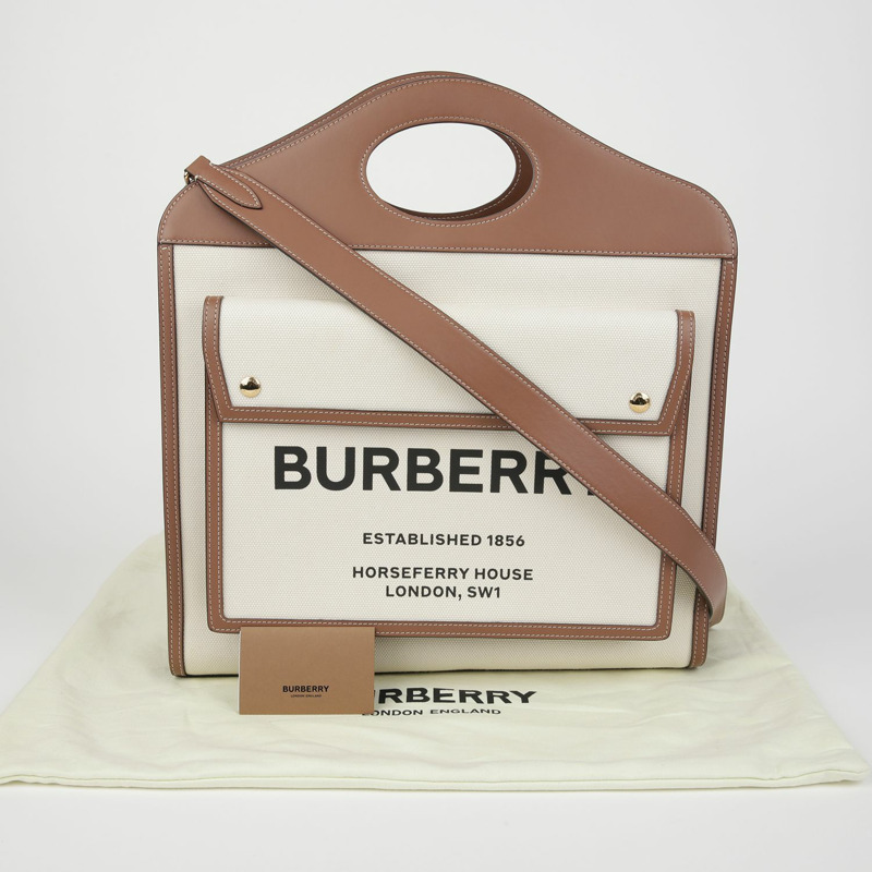 BURBERRY 8039362 口袋中托特單肩包-0