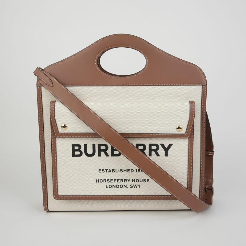 BURBERRY 8039362 口袋中托特單肩包-1