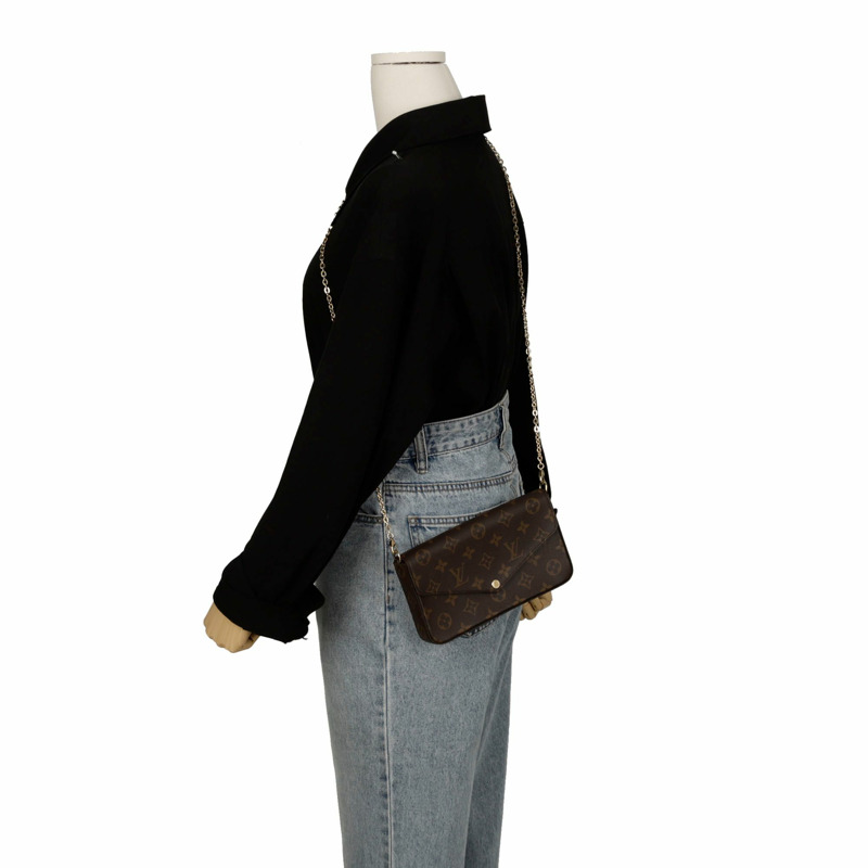 LOUIS VUITTON M61276 Pochette Felicie WOC 肩斜背包-10
