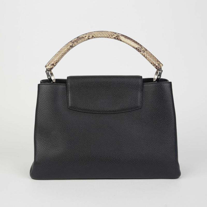 LOUIS VUITTON N91659 Capucines Python 中型手提包-3