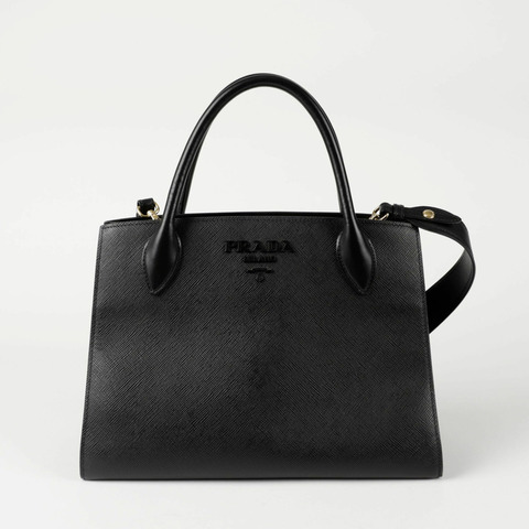 PRADA 單色托特單肩包 1BA155
