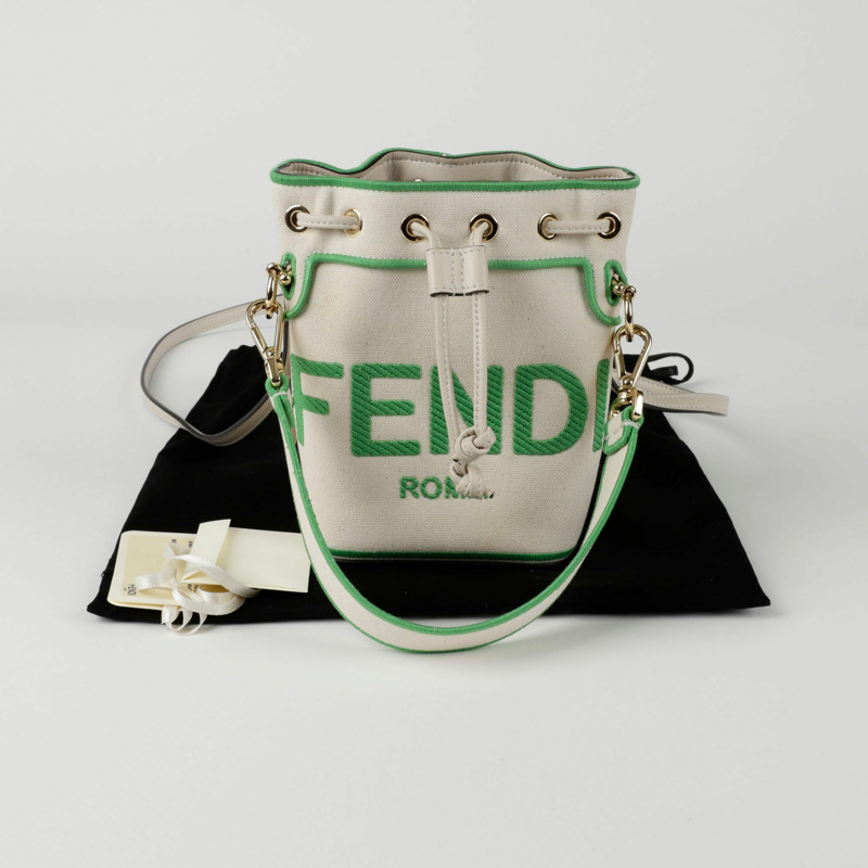 FENDI Montrejo 迷你水桶手提單肩包 8BS010-0