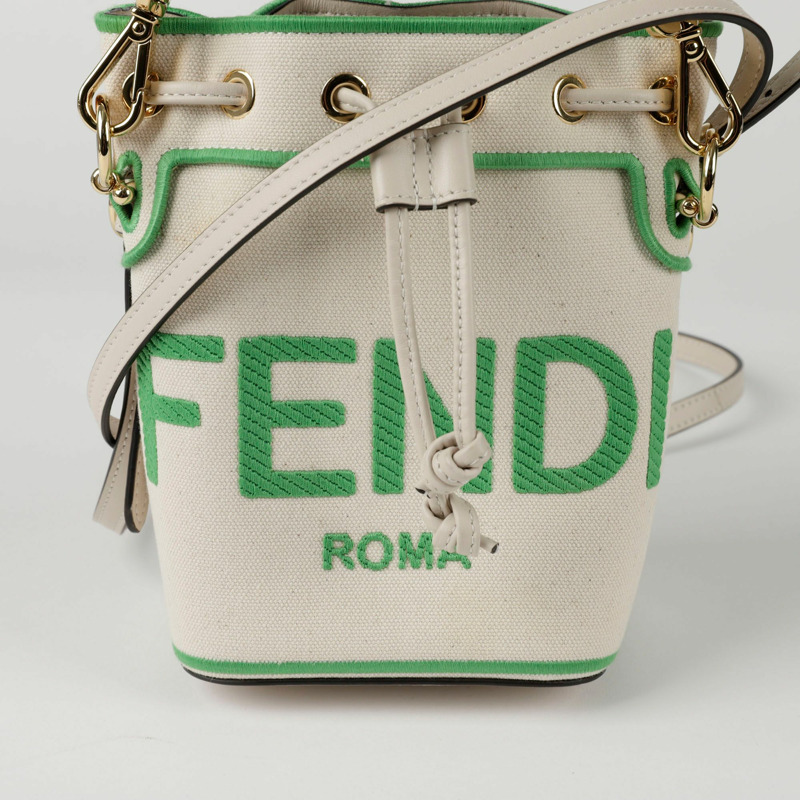 FENDI Montrejo 迷你水桶手提單肩包 8BS010-1