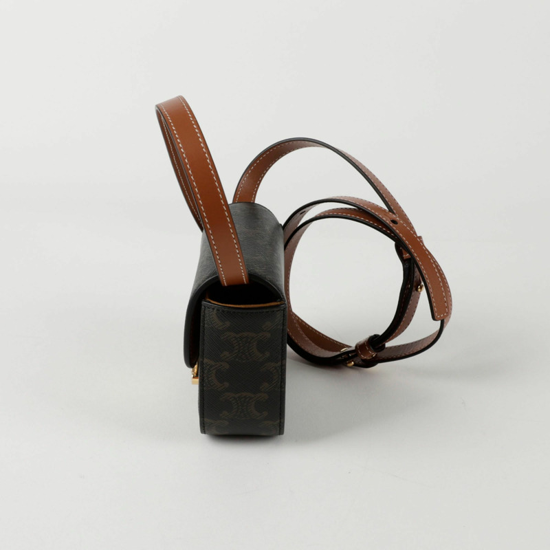 【包稅】CELINE 10I512DQB Claude迷你肩斜背包-2