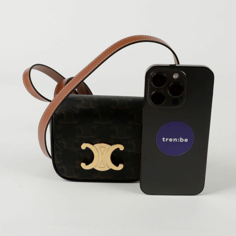 【包稅】CELINE 10I512DQB Claude迷你肩斜背包-6