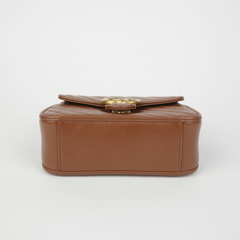 【包稅】GUCCI 583571 GG Marmont 迷你手提單肩包-6