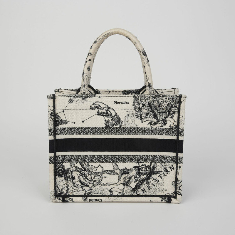 DIOR M1265ZRHZ North Tote 十二生肖刺繡小號手提包-3