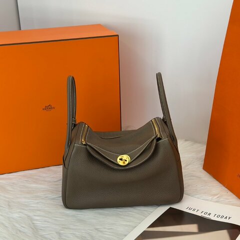 HERMES Lindy 26 - 灰金 Y