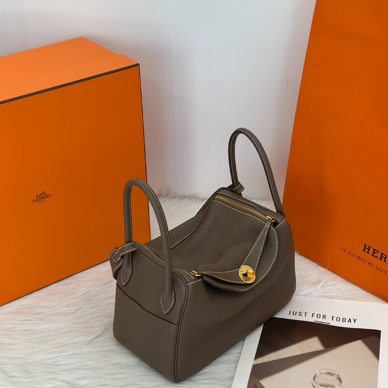 HERMES Lindy 26 - 灰金 Y-2