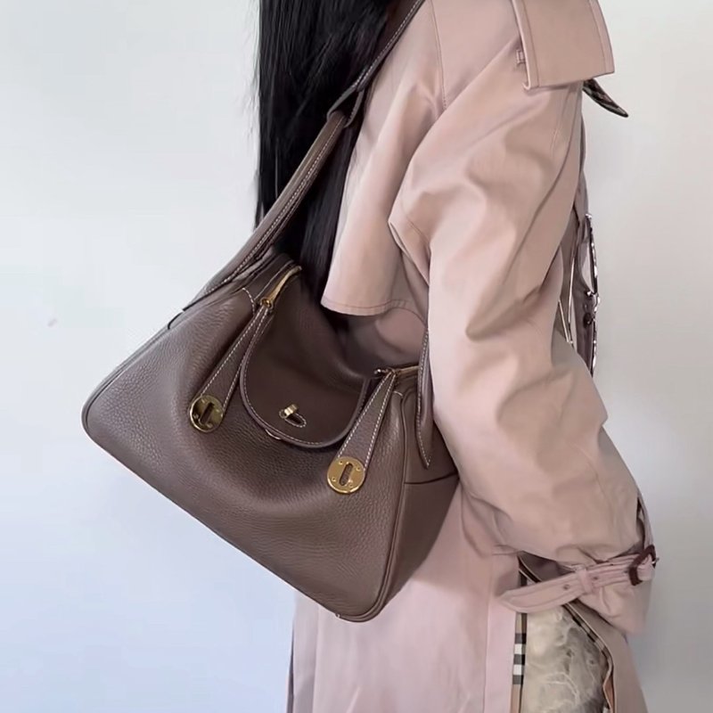 HERMES Lindy 26 - 灰金 Y-9