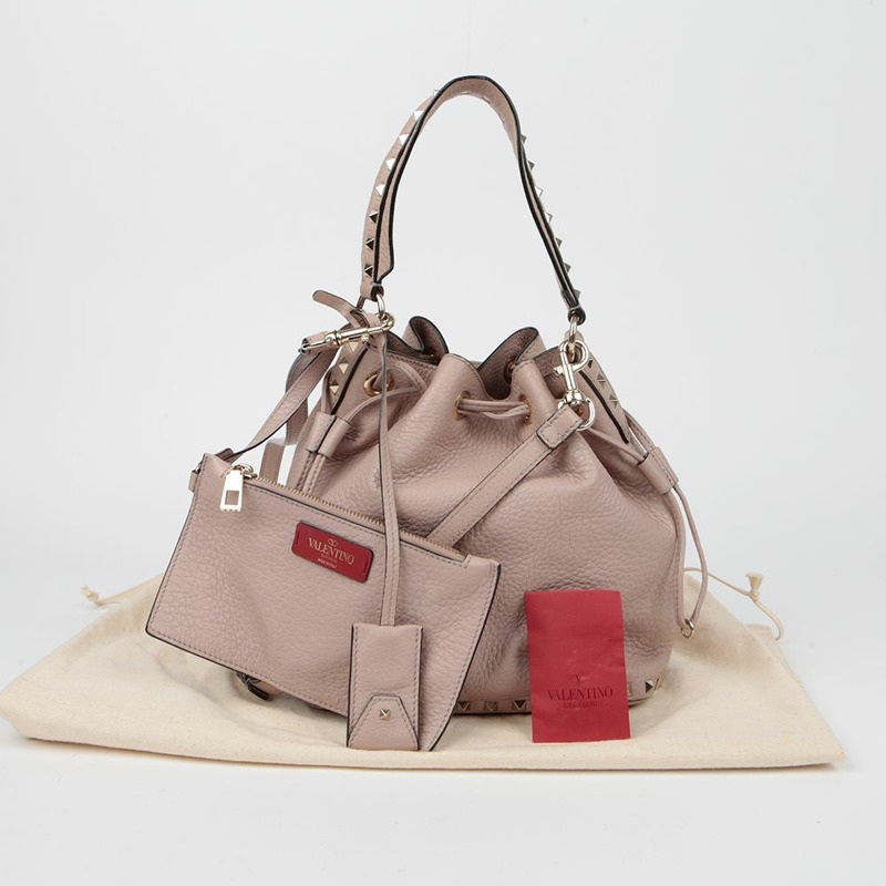 VALENTINO Rockstud 水桶托特單肩包-0