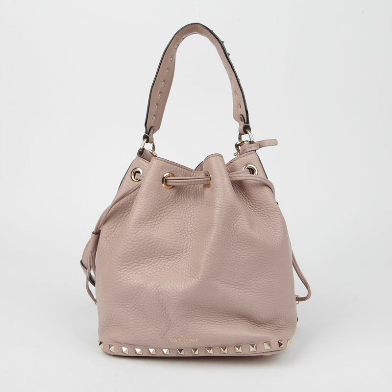 VALENTINO Rockstud 水桶托特單肩包-3