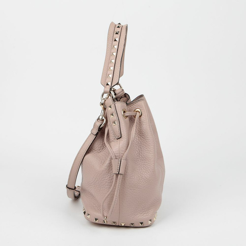 VALENTINO Rockstud 水桶托特單肩包-5