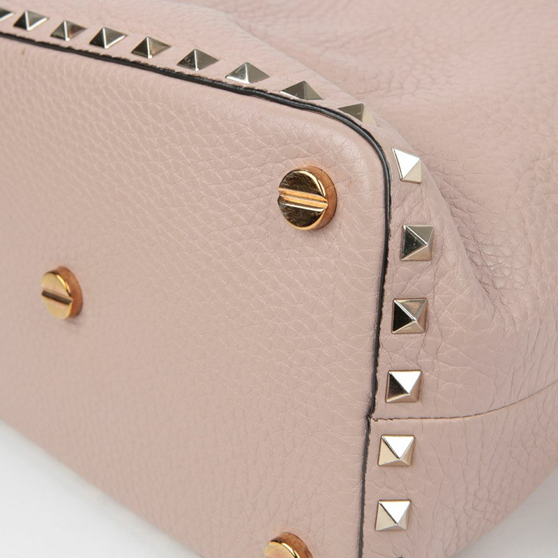 VALENTINO Rockstud 水桶托特單肩包-7