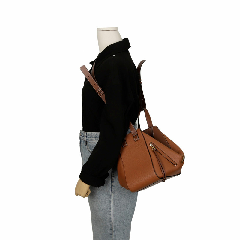 LOEWE 387.41.S35 Hammock Skoll 托特單肩包-10