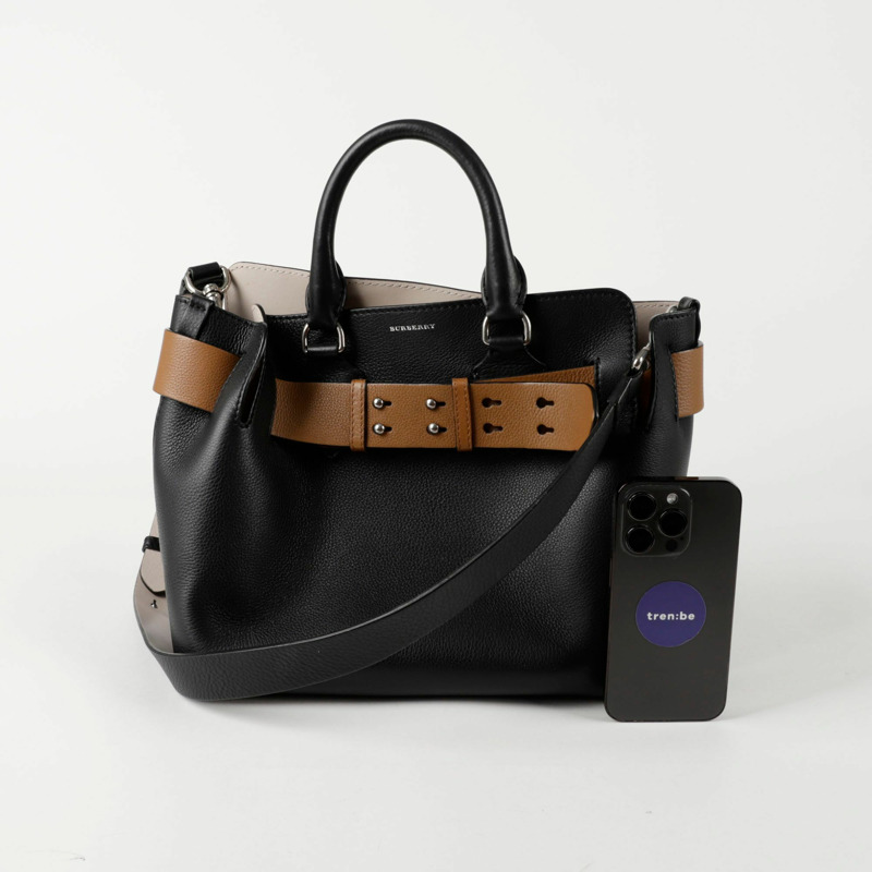 BURBERRY 4078578 小號托特單肩包-12