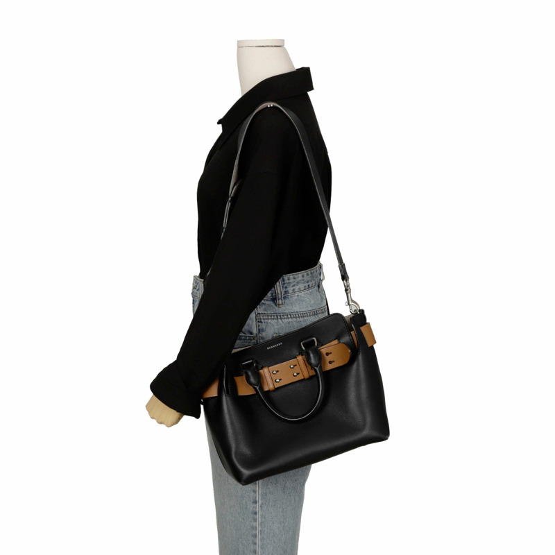 BURBERRY 4078578 小號托特單肩包-16