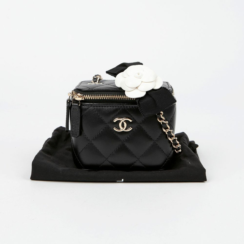 CHANEL AP2158 Vanity 山茶花鏈斜背包-0