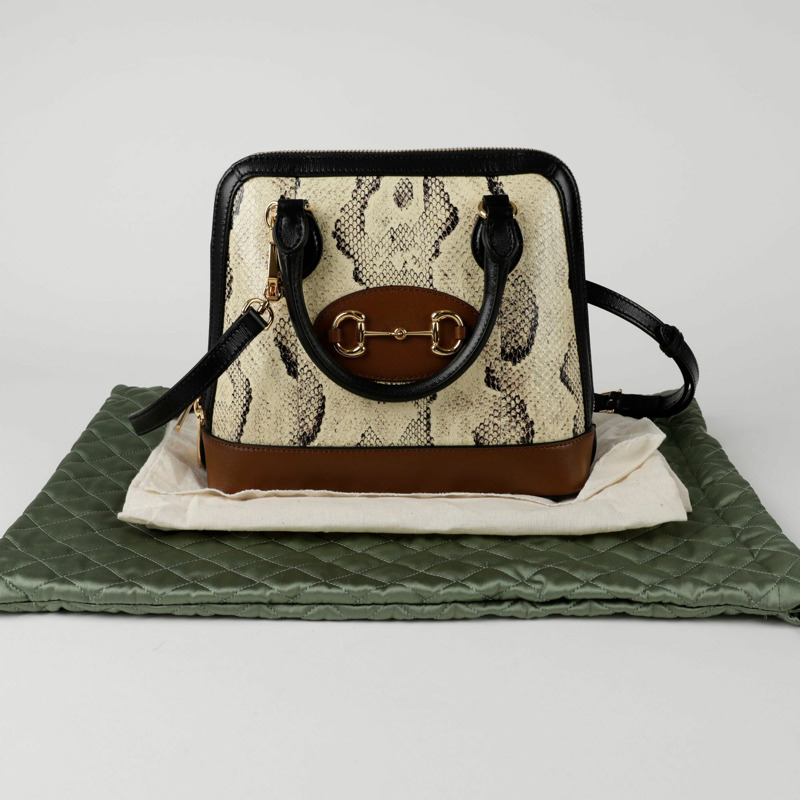 【包稅】GUCCI Horsebit 1955 小號手提單肩包-0