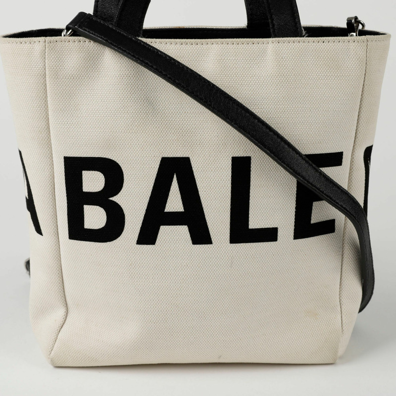 BALENCIAGA 標誌帆布托特肩背包 544459-1