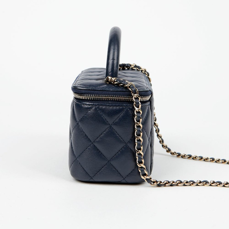 CHANEL AP2846 化妝包頂部提把托特包肩包-7