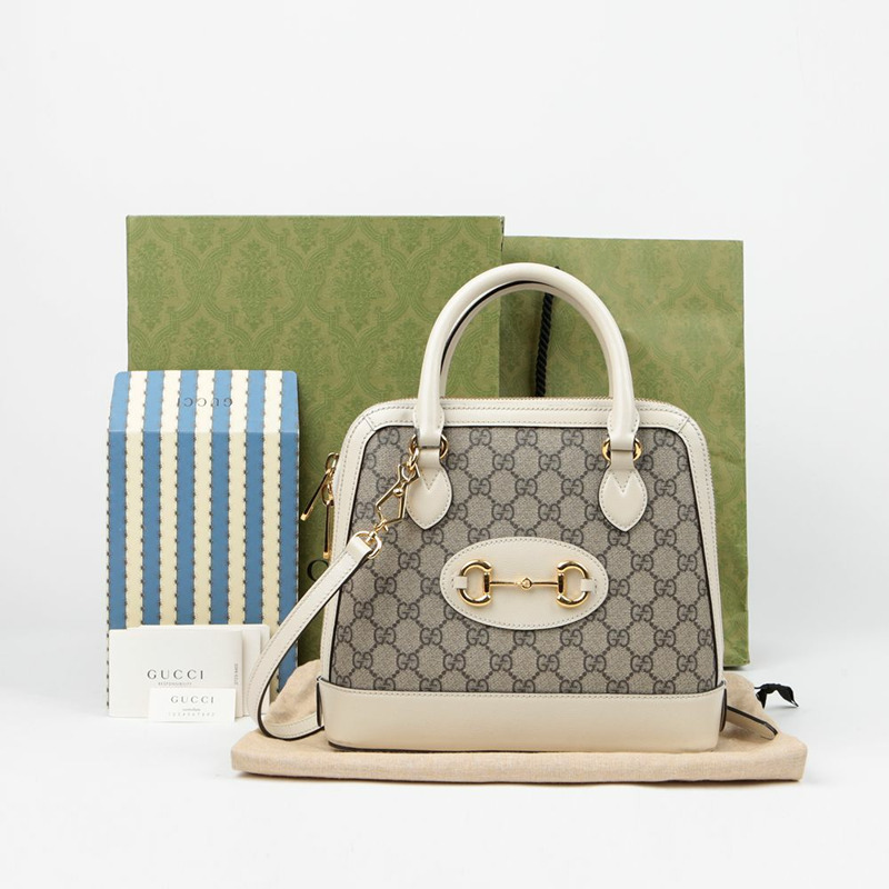 GUCCI Horsebit 1955 小號頂部提把托特單肩包 621220-0