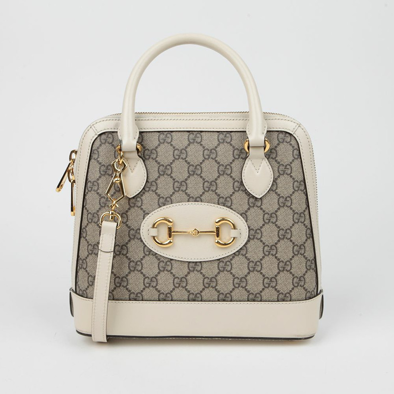 GUCCI Horsebit 1955 小號頂部提把托特單肩包 621220-1