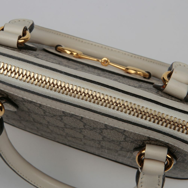 GUCCI Horsebit 1955 小號頂部提把托特單肩包 621220-12