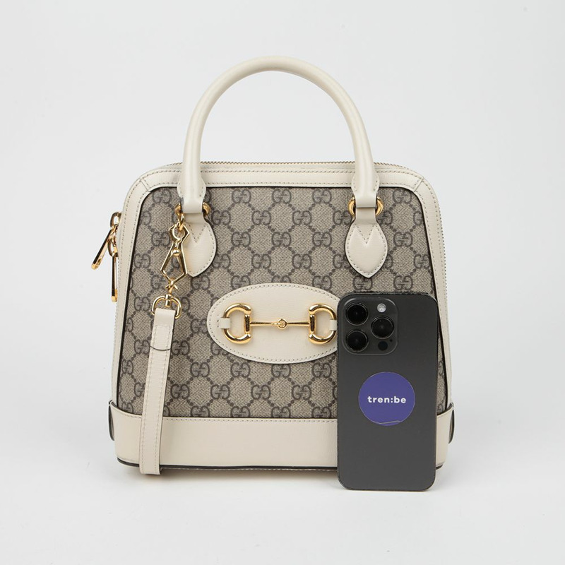GUCCI Horsebit 1955 小號頂部提把托特單肩包 621220-13