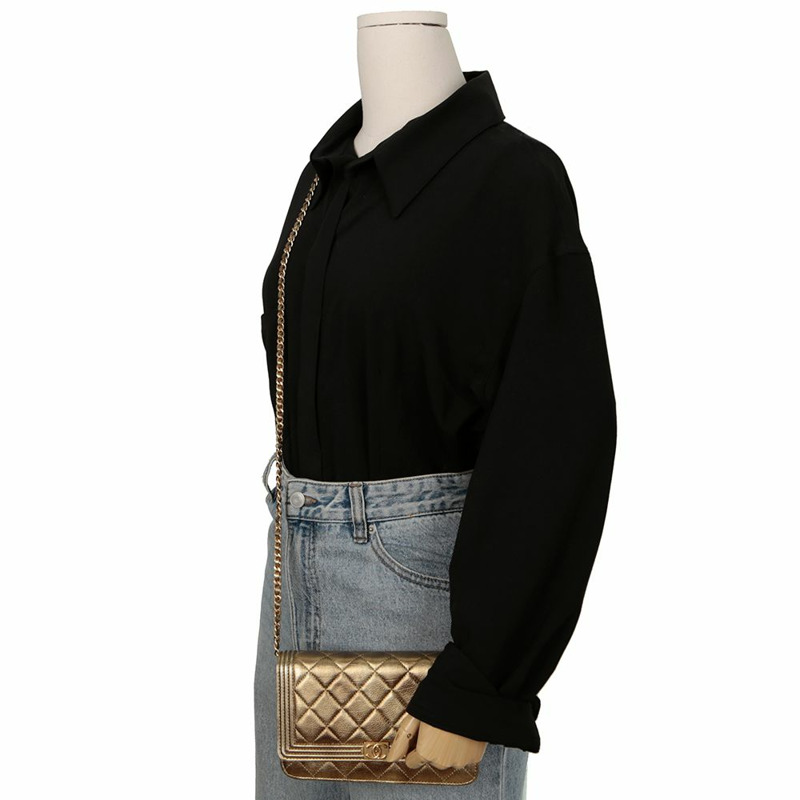 CHANEL AP1117 Boy WOC 肩斜背包-12
