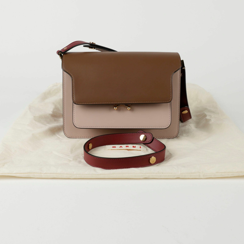 MARNI SBMPN09NO3 Trunk 中型單肩斜背包-0
