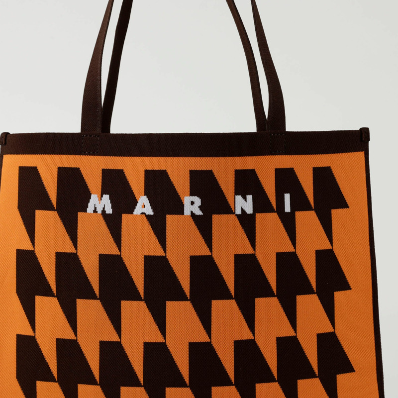 MARNI 圖案托特單肩包 SHMP0072A1-1