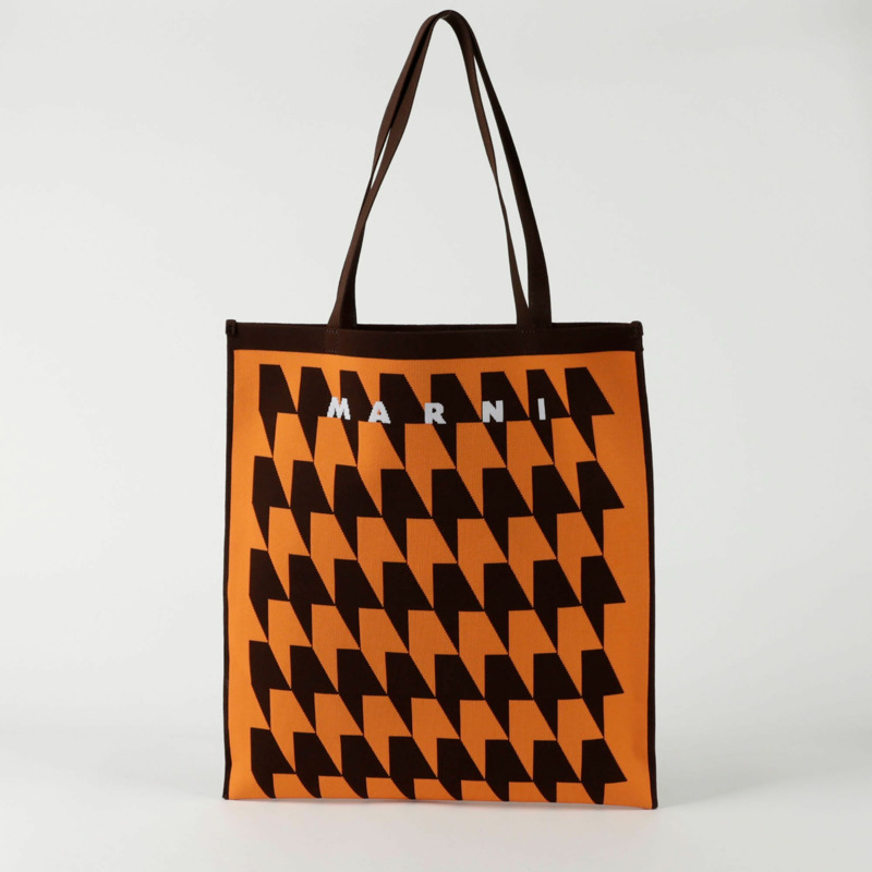 MARNI 圖案托特單肩包 SHMP0072A1-4