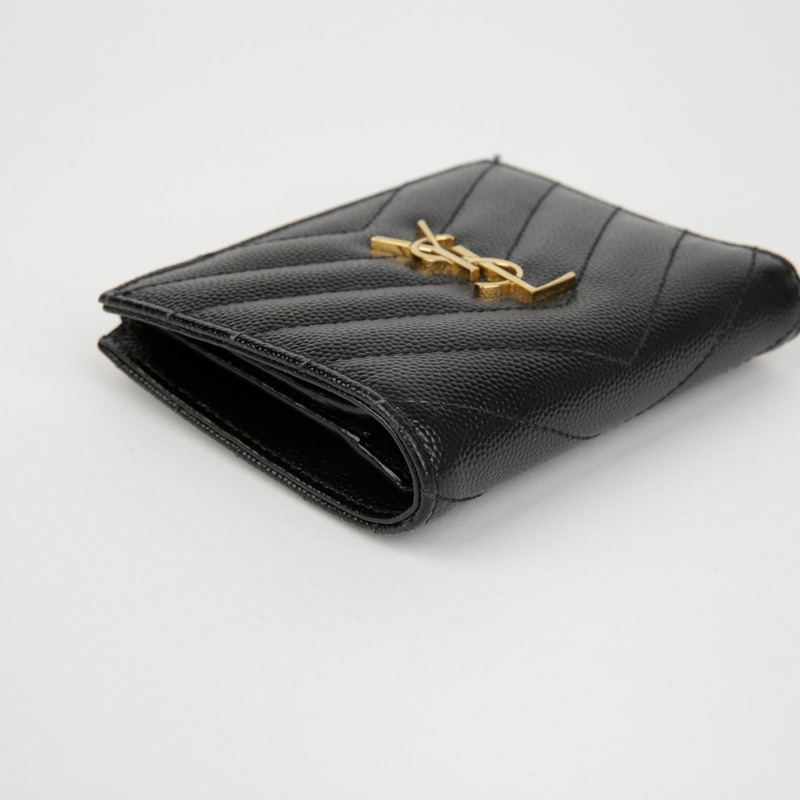SAINT LAURENT 字母拉鍊錢包 575879-5