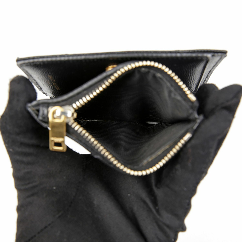 SAINT LAURENT 字母拉鍊錢包 575879-11