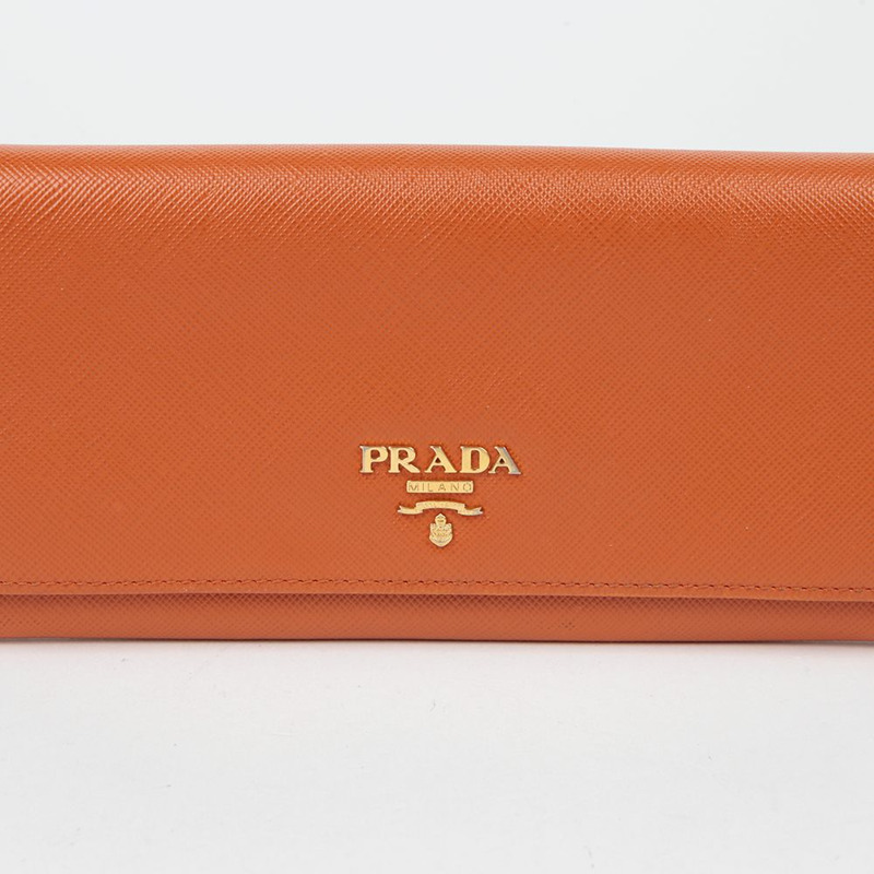 PRADA 1M1132 金屬標誌長錢包-1