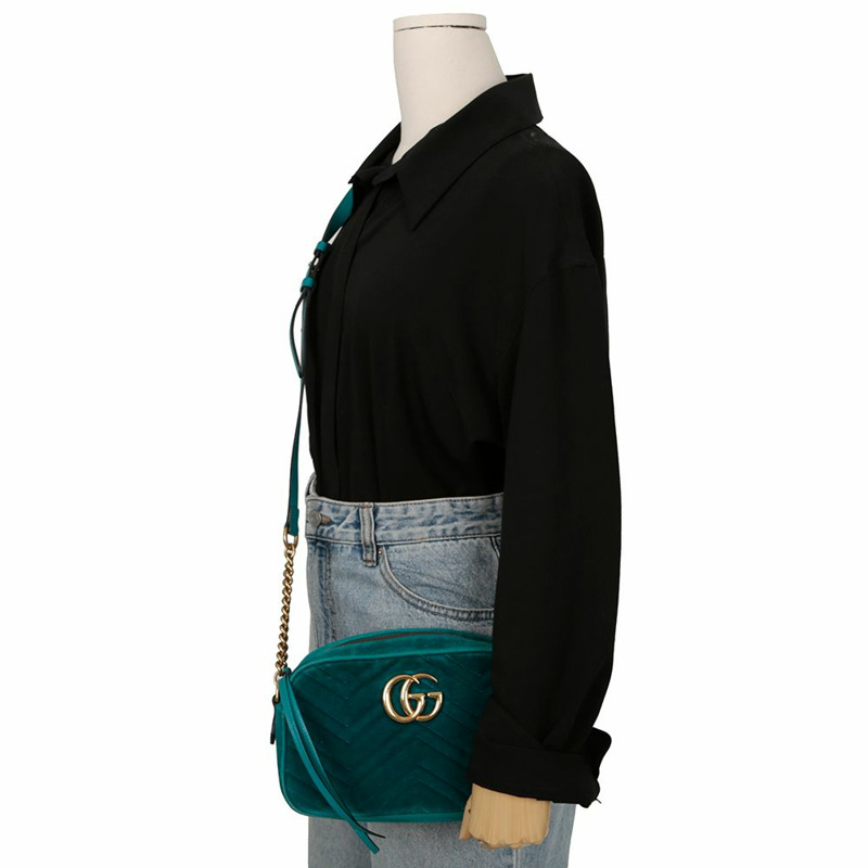 GUCCI 447632 GG Marmont 小號肩斜背包-14