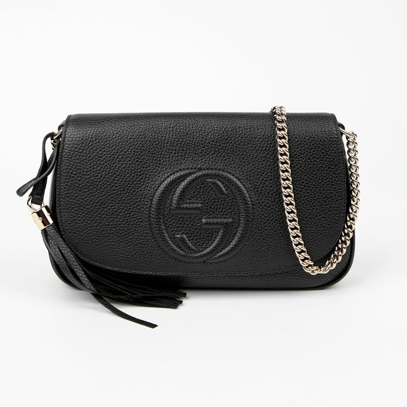 GUCCI Soho 流蘇單肩斜背包 536224-1