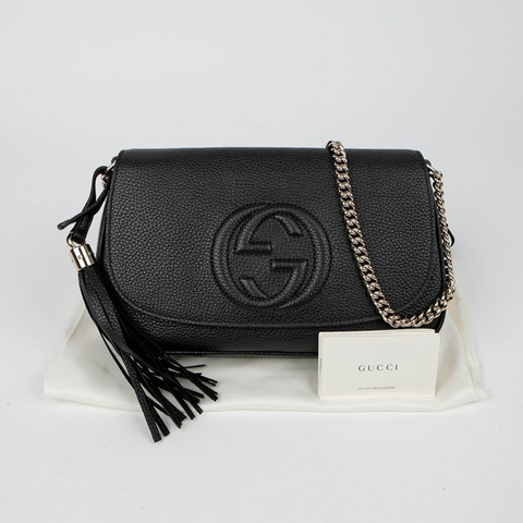 GUCCI Soho 流蘇單肩斜背包 536224
