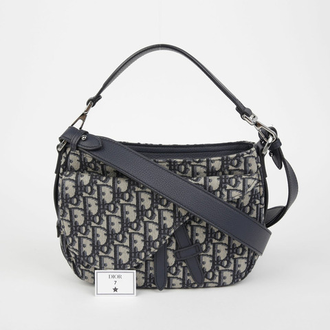 DIOR 迷你馬鞍軟肩斜背包 1ADHO024YKY