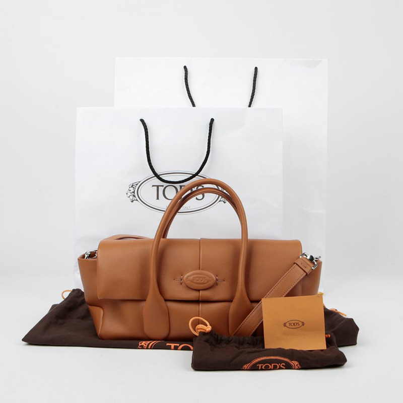 TODS XBWDBRI0200 DI 反向翻蓋小號托特單肩包-0