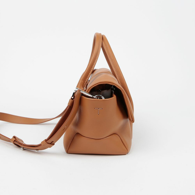 TODS XBWDBRI0200 DI 反向翻蓋小號托特單肩包-4