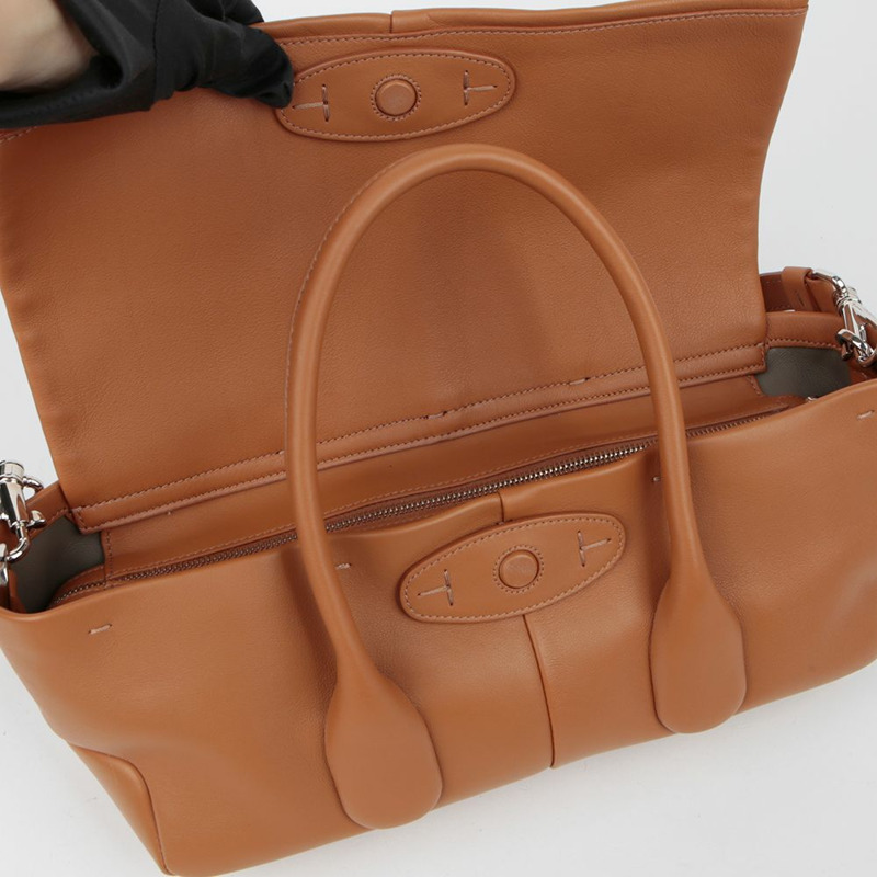 TODS XBWDBRI0200 DI 反向翻蓋小號托特單肩包-8