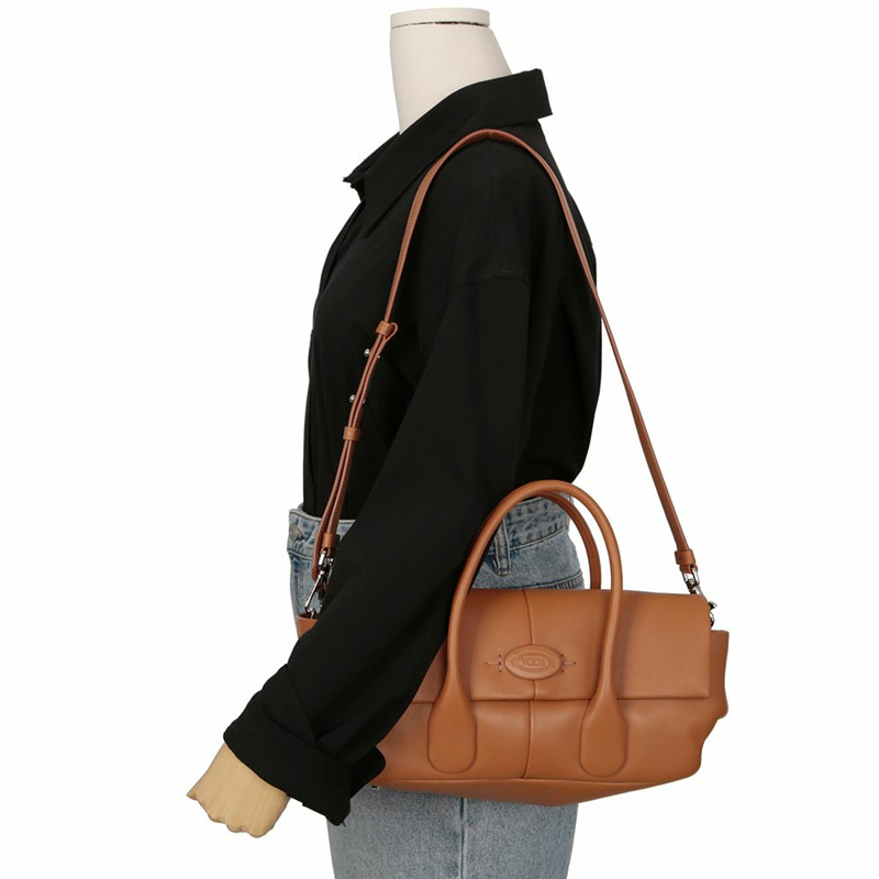 TODS XBWDBRI0200 DI 反向翻蓋小號托特單肩包-10