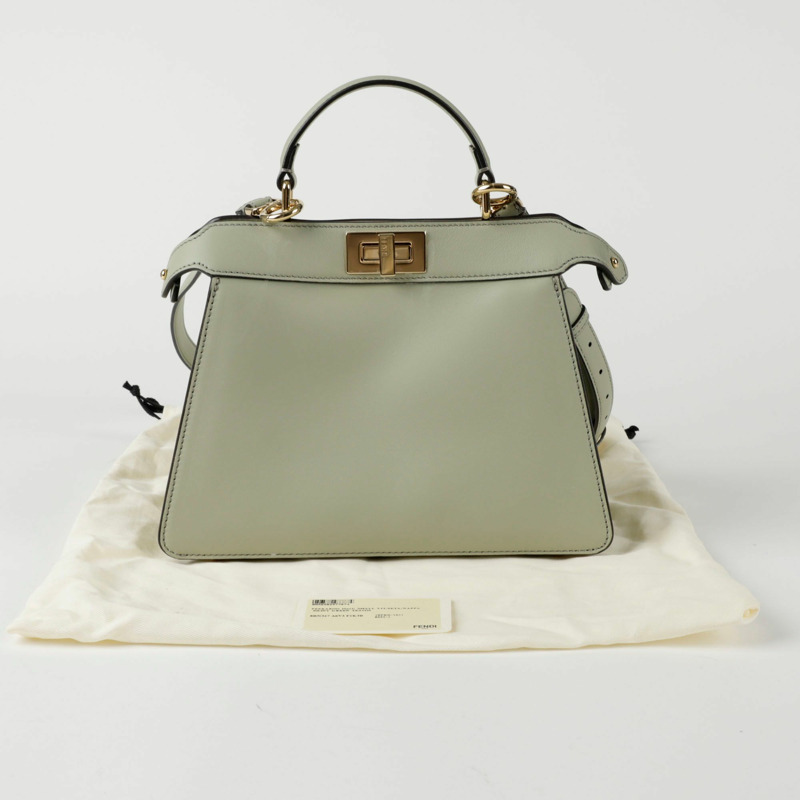 FENDI 8BN327 Peekaboo ICY 小號托特單肩包-0
