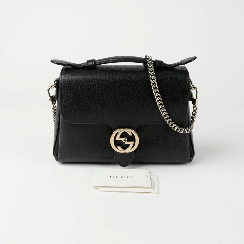 GUCCI 互扣式頂部手把托特單肩包 510302-0