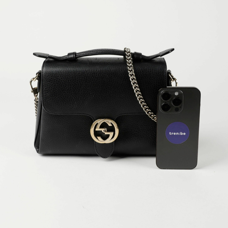 GUCCI 互扣式頂部手把托特單肩包 510302-9