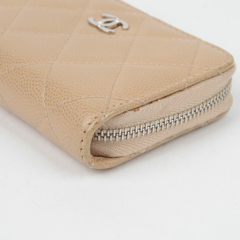 CHANEL Caviar 經典拉鍊零錢包 AP0216-5