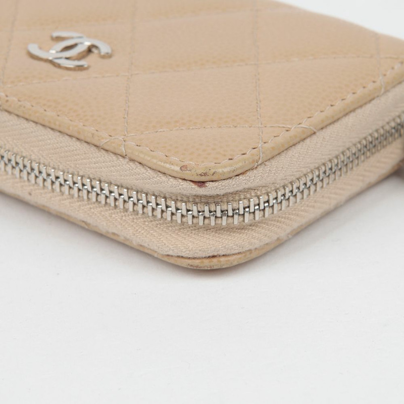 CHANEL Caviar 經典拉鍊零錢包 AP0216-8