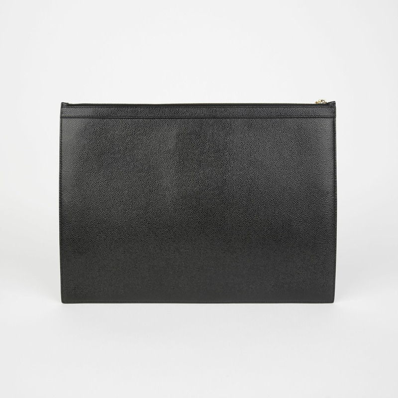 THOM BROWNE MAC020L 三條紋拉環大手包-2
